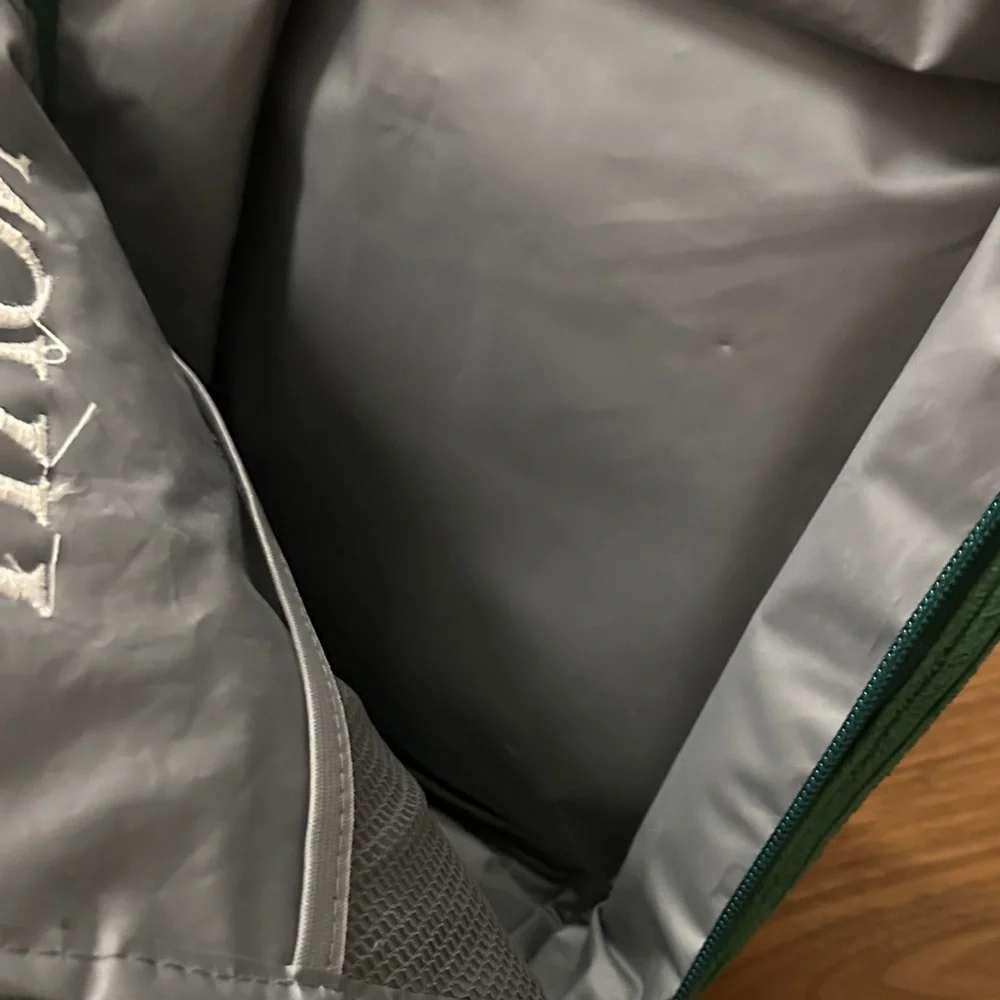 Cribstar Green Corduroy Backpack and lunch pack